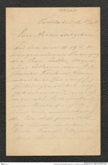 Nachlass Franz Steindachner, Brief von C. A. Wismar an Franz Steindachner (21.11.1888), Inv.Nr. 600.01, Seite 1